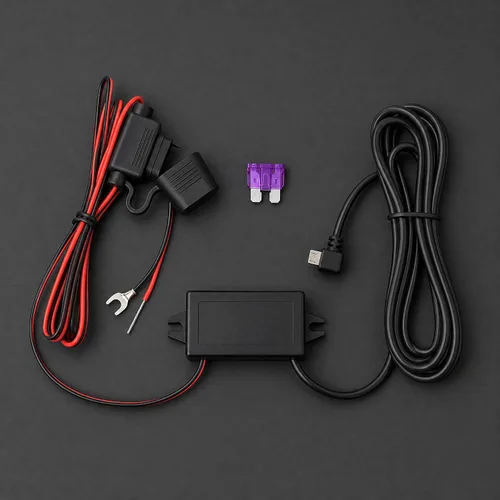 Vista 4 de Tracki - Kit de cables para vehículos y marinos, 12 V/24 V a micro USB