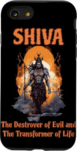 Vista 18 de Lord Shiva Destroyer Transformer Hindu God Spiritual Hippie Case for iPhone 16