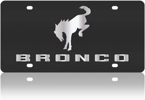 Vista 2 de Eurosport Daytona - Compatible con Ford Bronco 2021-2023 - Placa de matrícula de acero al carbono