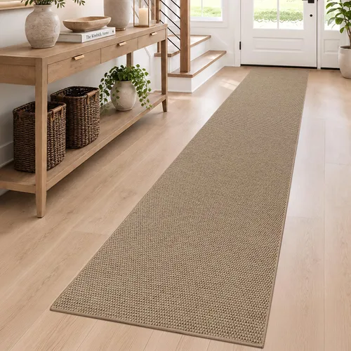 Vista 28 de DEXI Tapete delgado para puerta de entrada interior, 24 x 36 pulgadas Beige