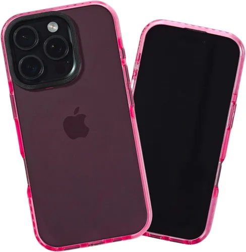 Vista 46 de SteepLab Funda de barrera para iPhone 13, protección de 360 grados que absorbe impactos con bisel elevado y colores llamativos (cielo azul brillante)