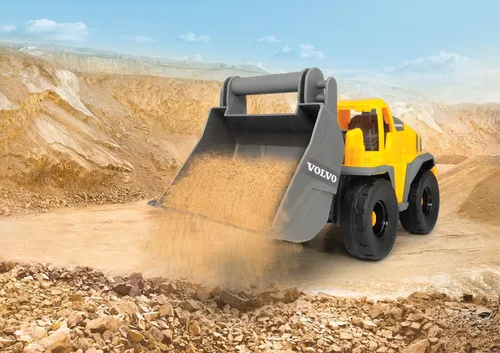 Vista 10 de DICKIE TOYS - Camión Mack de 28 pulgadas con 2 camiones de construcción Volvo