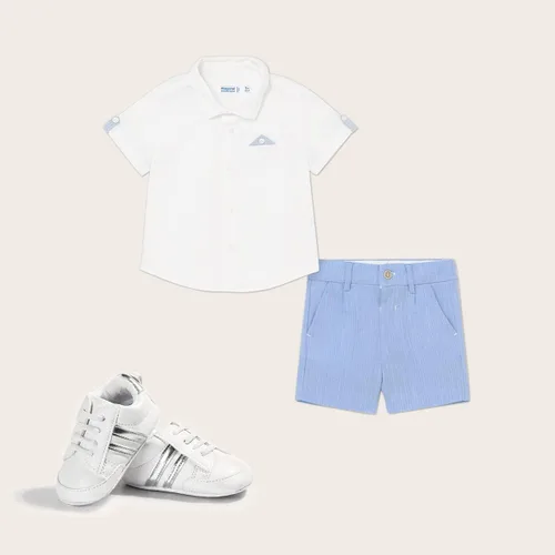Vista 5 de Tenis unisex de piel sintética de alta calidad para bebé, suela antideslizante suave, para recién nacidos, zapatos de casa para cuna