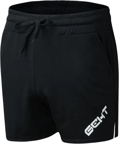 Vista 5 de Wabtum Pantalones cortos de verano para hombre, pantalones cortos de correr de 5 pulgadas de secado rápido, pantalones cortos deportivos