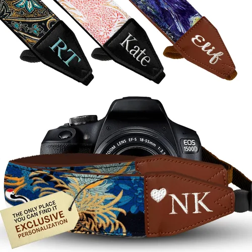 Vista 11 de Art Tribute Camera Strap for All DSLR and Mirrorless Cameras. Photographers Strap Neck, Shoulder & Crossbody Camera Strap