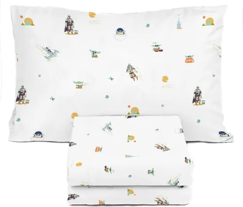 Vista 39 de Juego de sábanas para niños Sunny Side Up incluye sábanas y funda de almohada - 100% ropa de cama de microfibra y decoración para la habitación Azul