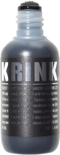 Vista 16 de Krink K-60 Marcador de Pintura Rojo - Marcadores de Graffiti de Bellas Artes Vibrantes y Opacos para Lienzo, Metal, Vidrio, Papel y Más - Marcador