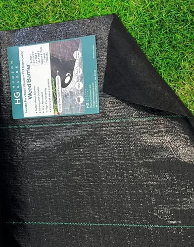 Vista 3 de Ultra Premium - Tela de barrera contra malezas de 5 onzas, 3 pies x 100 pies, doble capa, perforada con aguja, tapete resistente para control