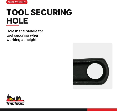 Vista 4 de Teng Tools Llave ajustable pequeña de 3.937 in, llave de mono - 4001