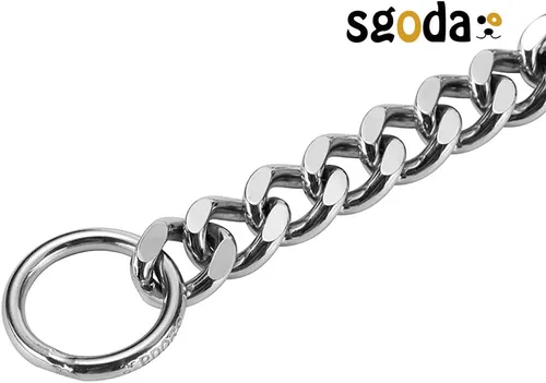 Vista 5 de SGODA Collar de estrangulador de entrenamiento para perros, SUS304, 16 pulgadas, 0.098 in