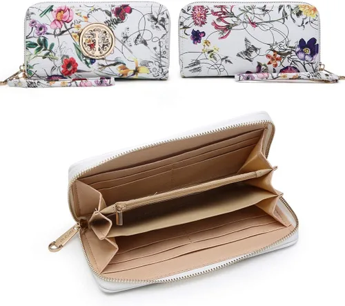 Vista 5 de Womens Handbag Top Handle Shoulder Bag Tote Satchel Purse Work Bag with Matching Wallet