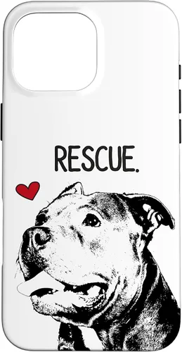 Vista 19 de Rescue Pitbull Dog Save Dogs Pit Bull Lover - Carcasa para iPhone 17