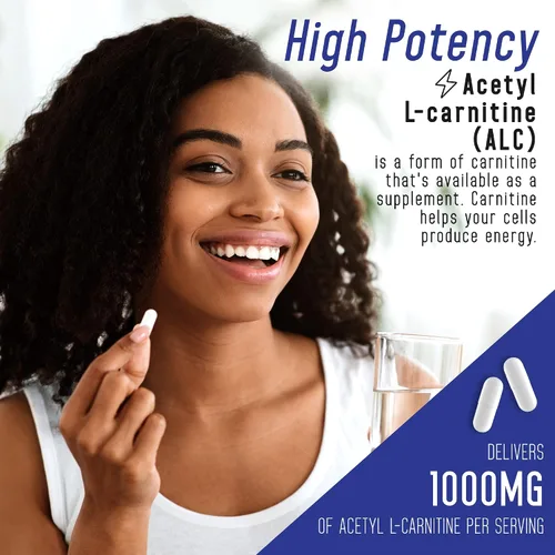 Vista 5 de We Like Vitamins Cápsulas de acetil L-carnitina de 1000 mg – 100 cápsulas vegetales fáciles de tragar – El suplemento de acetil l carnitina ayuda a