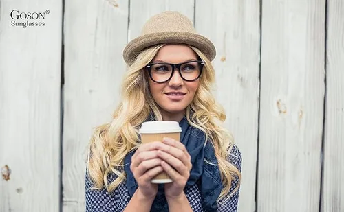 Vista 2 de Goson Lentes transparentes sin receta para mujeres y hombres
