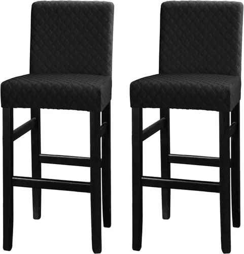 Vista 61 de Lellen - Fundas para taburete de bar de jacquard, fundas para silla de taburete de bar, fundas para silla de bar, fundas para taburete de bar
