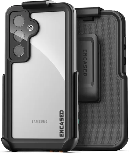 Vista 8 de Encased Funda impermeable para cinturón diseñada para Samsung Galaxy S24 Plus, funda protectora de cuerpo completo con protector de pantalla