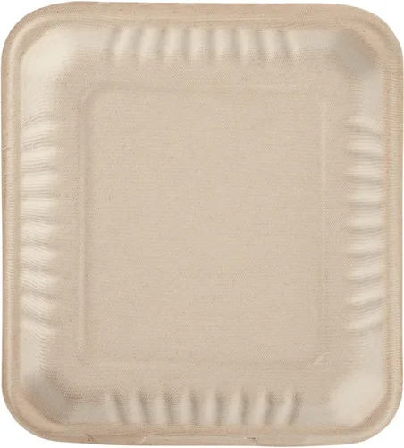 Vista 9 de KARAT EARTH Clamshell - Contenedores Take Out de comida para llevar [8"x8", 200 ct] - Contenedores compostables para llevar, bagazo biodegradable