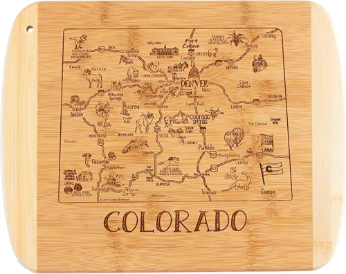 Vista 44 de Totally Bamboo A Slice of Life Alabama State Tabla de servir y cortar, 11 x 8.75 pulgadas