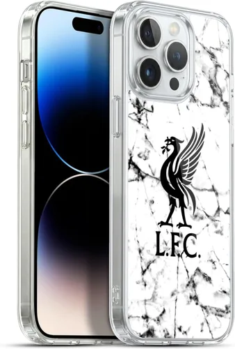 Vista 61 de Oficial LIVERPOOL Football Club 2017/18 Mármol Soft Gel Case para iPhone de Apple 7 Plus/8 PLUS Escudo negro.