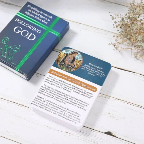 Vista 4 de Tarjetas devocionales diarias Devocionales cristianos para oración y meditación Explora tu fe, estudio bíblico o grupos juveniles Regalos