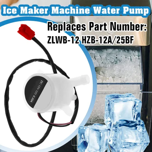 Vista 3 de HZB-12A/25BF ZLWB-12 Máquina de hielo Bomba de agua para máquina de hielo en bala pequeña para el hogar HZB-25BF/ HZB-13F/ HZB-20FA