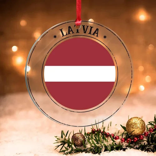 Vista 10 de Bandera de Hungría, adornos para árbol de Navidad, bandera nacional de Hungría, decoración de Navidad, adorno acrílico, recuerdo de Navidad, amantes