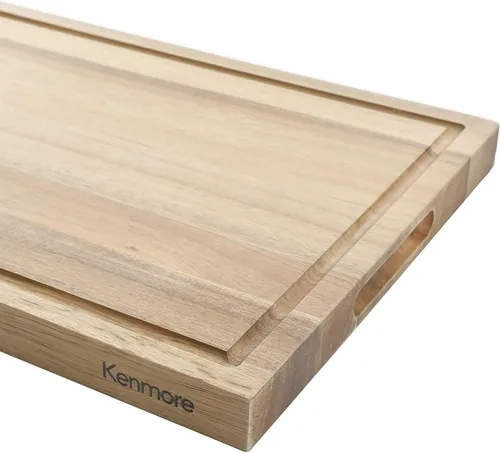 Vista 8 de Kenmore Archer Tabla de cortar de madera, 18x12 pulgadas, acacia