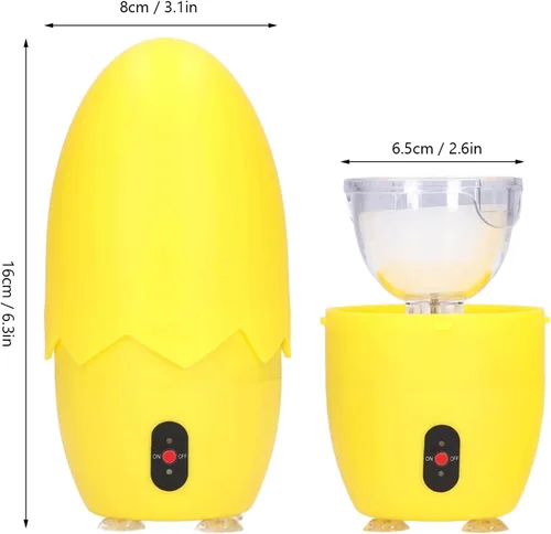 Vista 7 de Golden Egg Maker, agitador eléctrico para huevos dorados duros (amarillo)