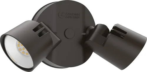 Vista 11 de Lithonia Lighting HomeGuard - 2 luces LED de inundación para exteriores, luces LED para exteriores, sensor de atardecer a amanecer, lúmenes Blanco