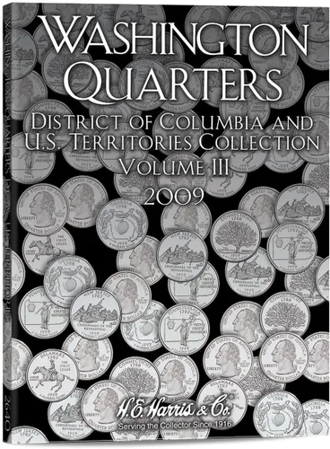 Vista 19 de H.E. Harris & Co. Carpeta de monedas del cuarto del Parque Nacional de Washington de EE. UU. Volumen 2 2016 – 2021 P & D # 2881