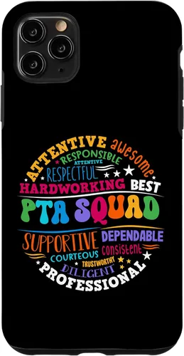 Vista 13 de iPhone 16 Parents Teacher Association Team Supporter PTA Squad Case