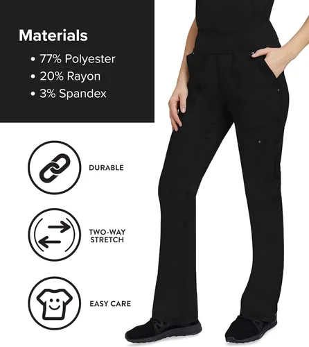Vista 6 de Healing Hands Purple Label Tori Cargo - Pantalón médico para mujer Negro