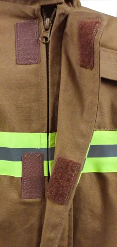 Vista 7 de Aeromax Traje de bombero Jr personalizadoequipo de búnker negro o bronceado