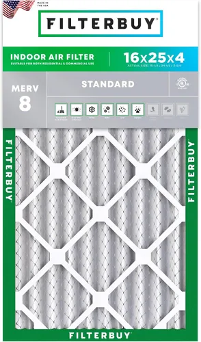 Vista 23 de Filterbuy - Filtro de aire MERV 8 de 8x14x1, defensa esencial contra el polvo y las alergias (1 unidad), filtros plisados electrostáticos