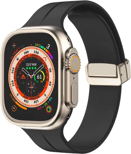 Vista 7 de Correa magnética compatible con Apple Watch Band 1.929 in 1.772 in 1.732 in 1.654 in 1.614 in 1.575 in 1.496 in hombres mujeres correa deportiva