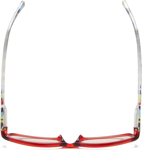 Vista 5 de BLUELESS Gafas de computadora de moda para mujer, diseño de patrones (rojo, 2.25)