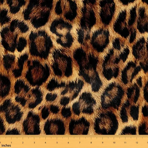 Vista 21 de Feelyou Tela con estampado de vaca de The Yard Soft 1 yarda Negro Blanco