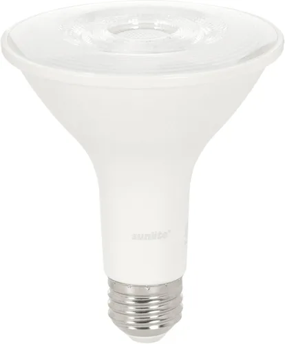 Vista 9 de Sunlite Bombilla LED PAR30 empotrable de cuello largo, 9 W, (ecualizador de 75 W), 850 lm, base E26 media, regulable, certificación ETL, ángulo
