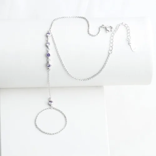 Vista 141 de Pulsera de plata de ley 925 para mujer, pulsera de mano para mujer, pulseras esclavas de 7 a 9 pulgadas ajustable
