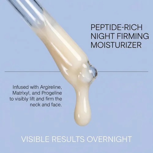 Vista 5 de Skin Perfection Crema reafirmante para el cuello El mejor hidratante facial de noche antienvejecimiento 10 péptidos Tratamiento triple Argireline