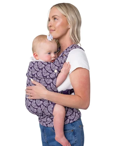 Vista 20 de Mabē Monarch Portabebés Ergonómico – Portabebés de Algodón Premium de Estructura Suave para Recién Nacidos a Niños Pequeños con Diseño Saludable