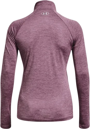 Vista 4 de Under Armour - Sudadera Tech de manga larga con cierre de media cremallera y efecto difuminado