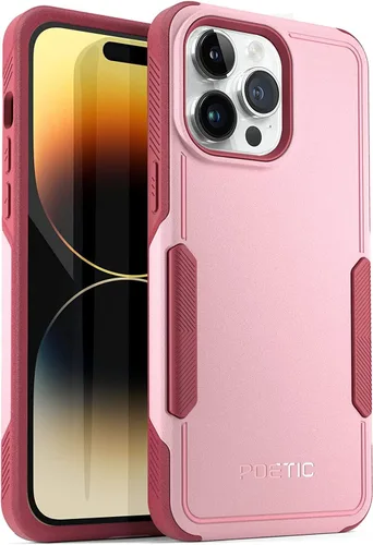 Vista 14 de Poetic Neon - Funda para iPhone 14 Pro Max, resistente de doble capa, delgada, a prueba de golpes, compatible con carga inalámbrica, antideslizante