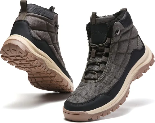 Vista 2 de JINDELI Botas de nieve de invierno para mujer