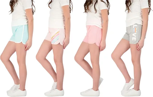 Vista 2 de Star Ride Sweet Butterfly - Pantalones cortos deportivos para niñas, pantalones cortos de yoga con delfín, ropa de entrenamiento para niñas