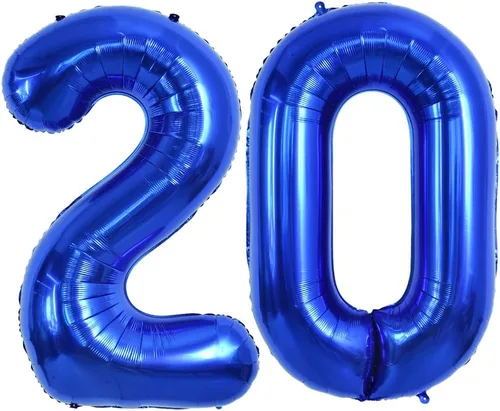 Vista 133 de Toniful - Globos de helio grandes de números del 0 al 9 de 40 pulgadas, color negro, globos digitales de número 0, globos de papel de aluminio