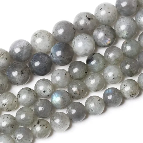 Vista 47 de 36 piezas de cuentas sueltas de espacio de jade de epidoto verde y rojo natural de 10 mm, cuentas redondas para hacer joyas DIY, collares, pulseras
