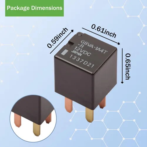 Vista 7 de 2pcs G8VA-1A4T-R 12VDC 4 Pin Relés automotrices para G8VA1A4TR01, VH28-11F24-S01, VH2811F24S01