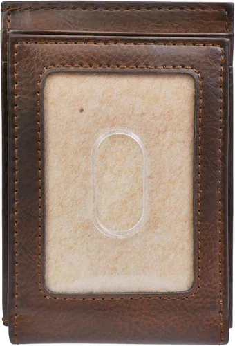 Vista 2 de Dockers Billetera minimalista con bolsillo frontal RFID para hombre