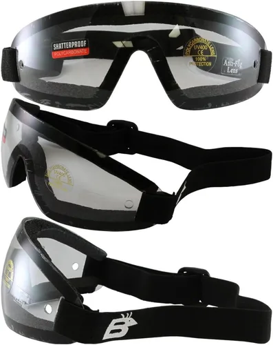 Vista 2 de Birdz Gafas de la serie Wing (transparente, azul, amarillo, lente ahumada, juego de 4)